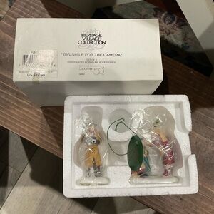 Big smile for the camera dept 56 set new